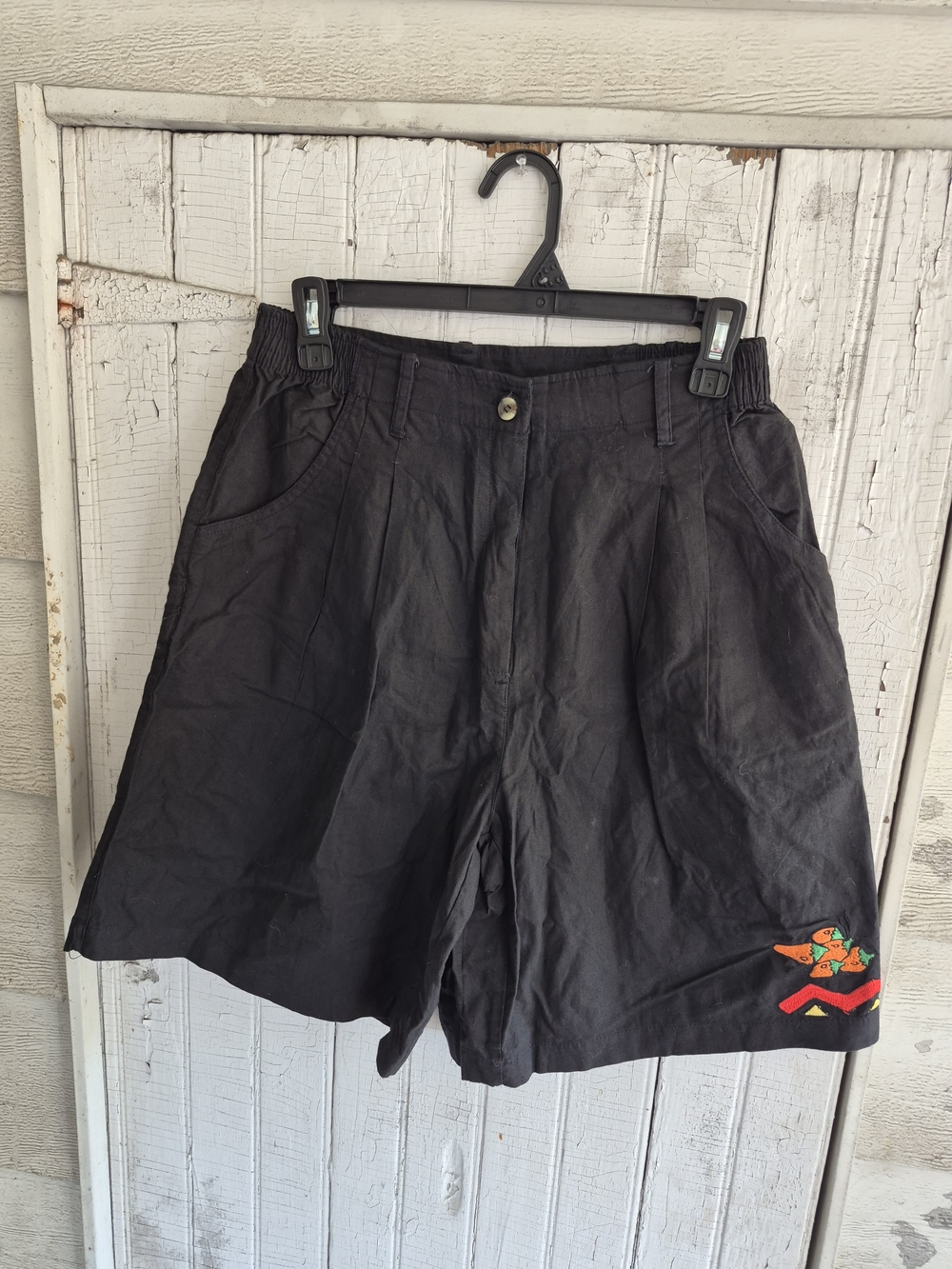 90s Funky Embroidered Shorts